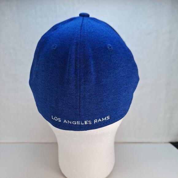 New Era 39Thirty NFL LA Los Angeles Rams Fitted Hat Cap S/M Blue - Picture 4 of 7